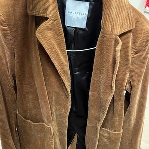 women’s brown corduroy jacket size medium